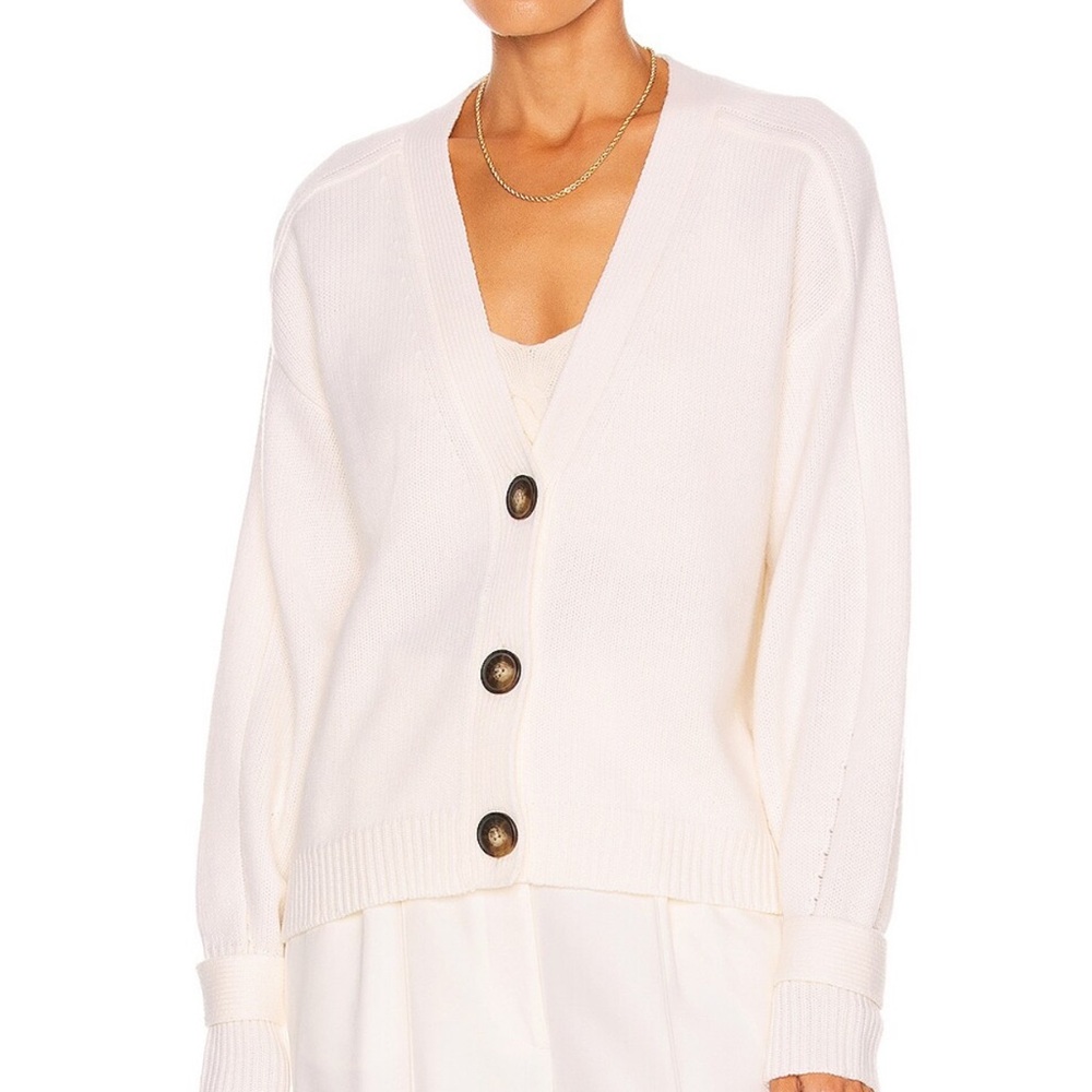 LOULOU Studios cream cardigan